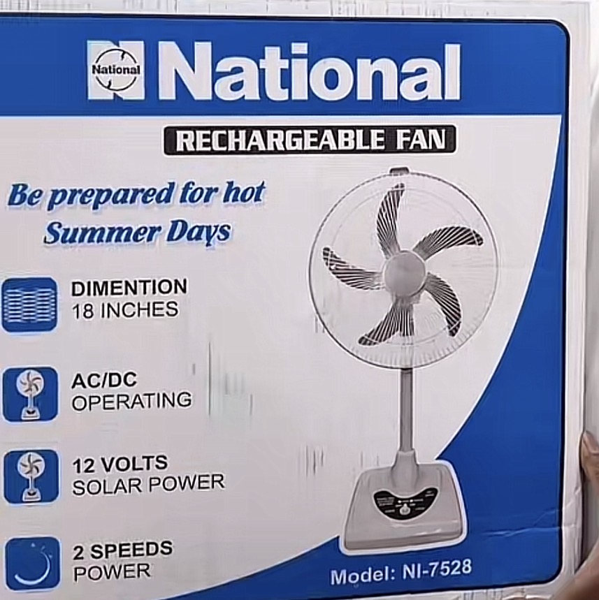 National 18inch Rechargeable Fan